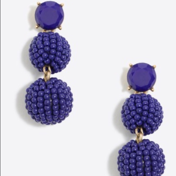 NWT J.Crew 100%Authentic Vivid Sea Earrings - Picture 3 of 3